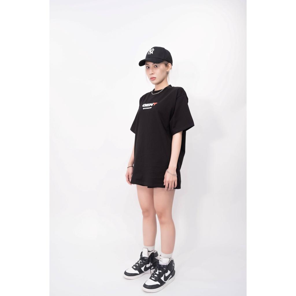Áo thun, áo thun polo Rose Basic Tee unisex nam nữ from rộng, tay lỡ, cổ tròn màu xanh, đen, trắng.