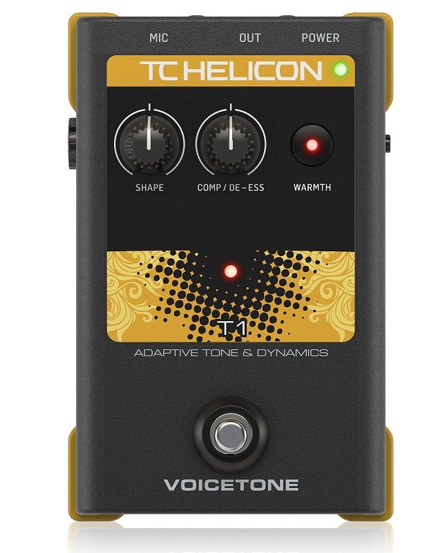 TC-Helicon VoiceTone T1 Single-Button Stompbox-Hàng Chính Hãng