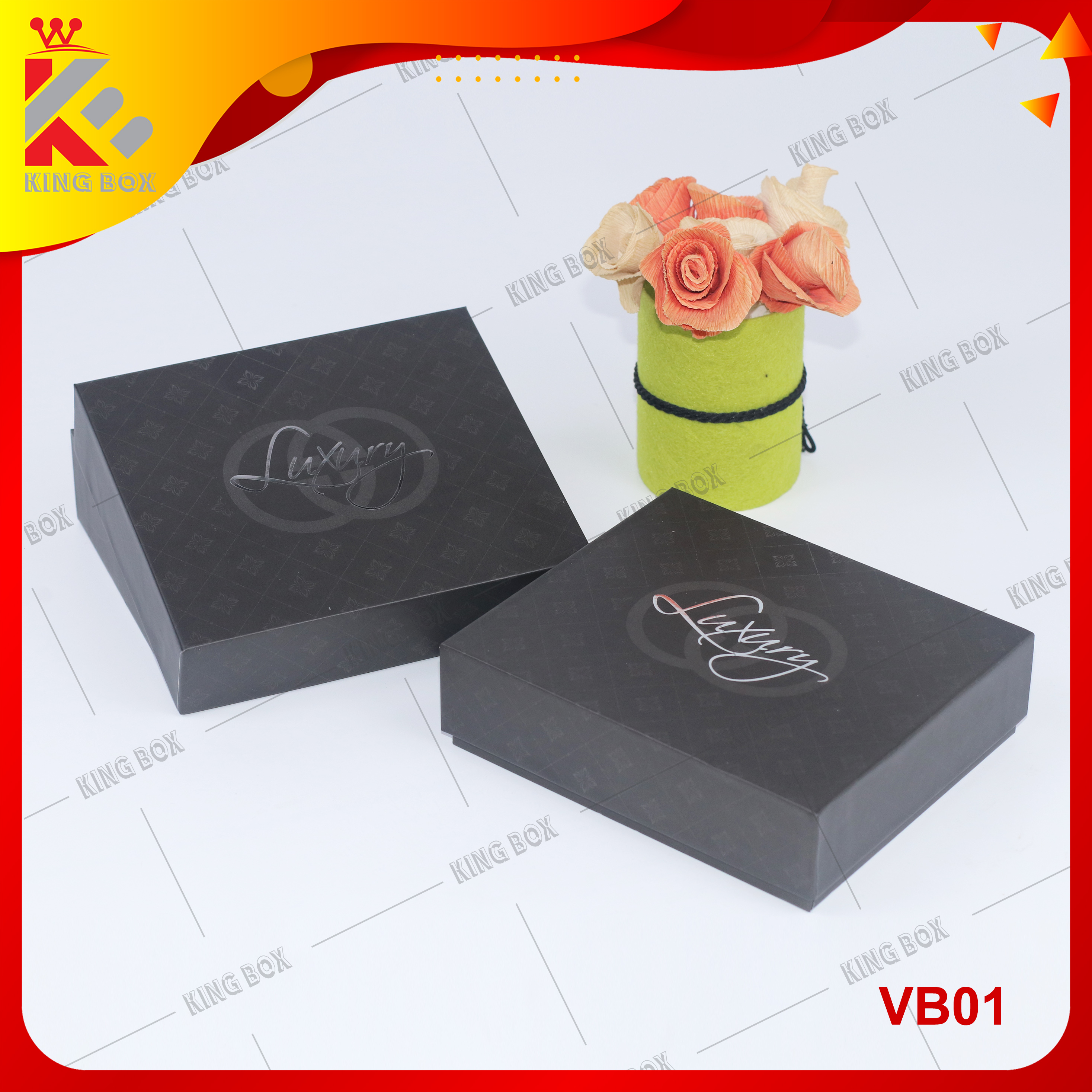 Hộp đựng ví nam sang trọng cao cấp KINGBOX