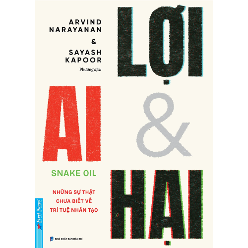 Sách - AI - Lợi và Hại - AI Snake Oil