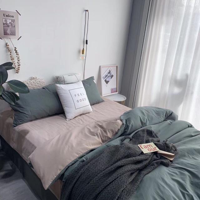 Drap Giường TiCi Vải Cotton Mịn Cực Đẹp
