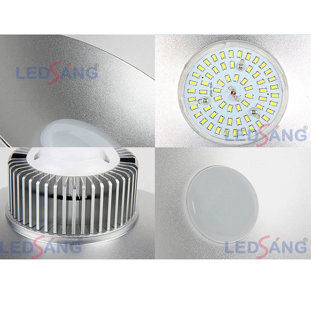 Đèn led nhà xưởng tản nhiệt - Đèn nhà xưởng-   Đèn lowbay - Đèn nhà xưởng đuôi vặn E27 NX 30-50 - 100 LEDSANG