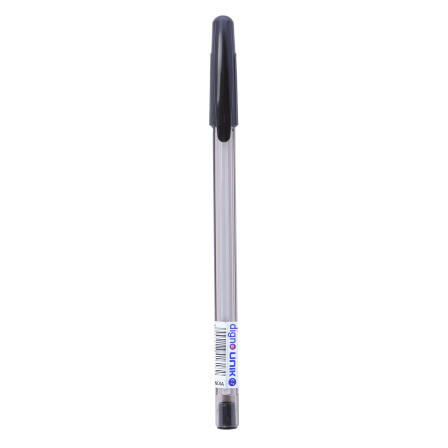 Vỉ 5 Cây Viết Gel Đậy Nắp Digno Unik - Mực Đen