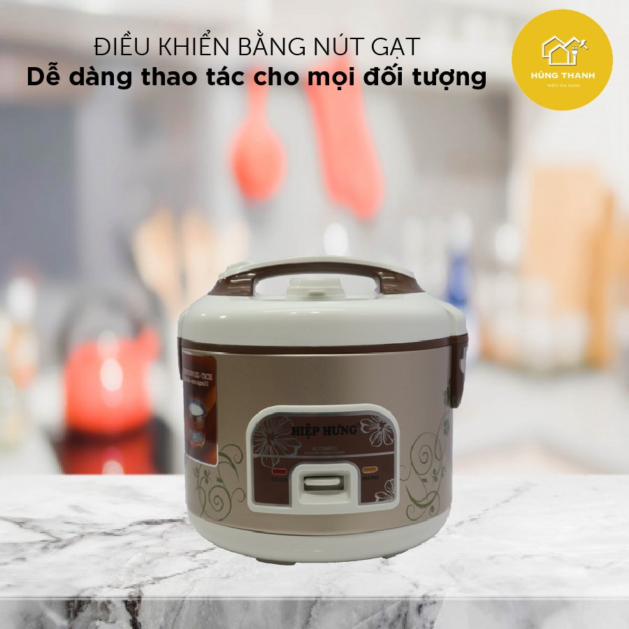 [Sản Phẩm Hot 2020] Nồi Cơm Điện Hiệp Hưng Cao Cấp HHCC-01 Lòng Niêu Dung Tích 1.8 L Đáp Ứng Nhu Cầu Gia Đình 4-6 Người