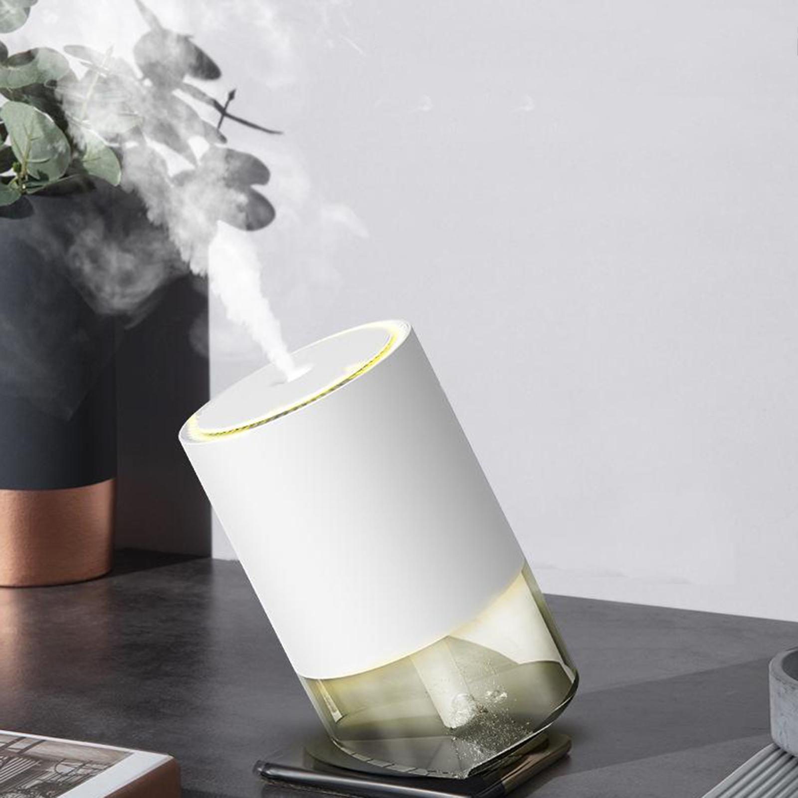 390ml USB Mini Car Home Humidifier Aroma Oil Diffuser Mist Purifier White
