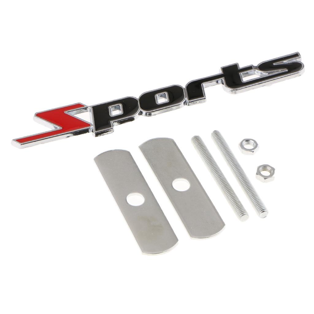 Universal Car SUV Body Fender Trunk Aluminum 3D ''Sport'' Sticker