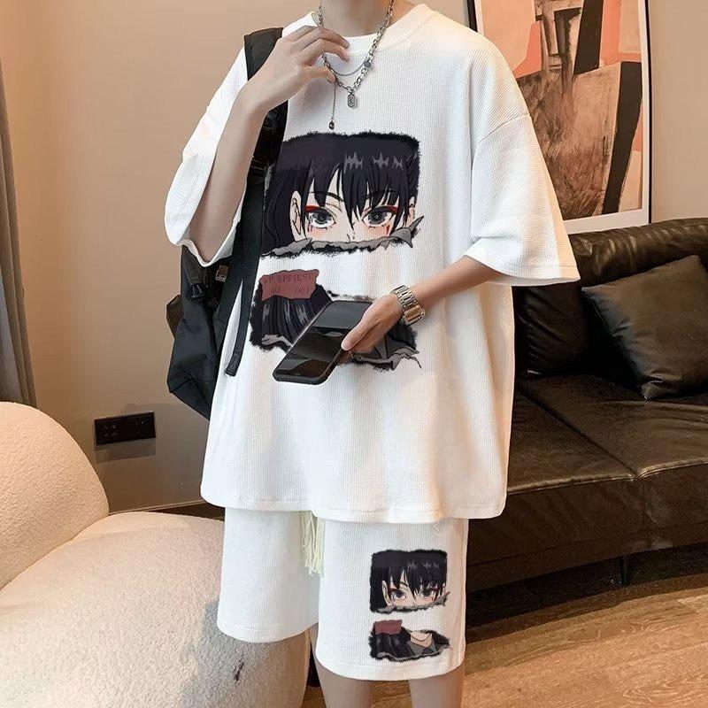 Bộ Thể Thao Nam chất xốp thoáng mát thoải mái ,co giãn in hoạt hình Anime phong cách thời trang.