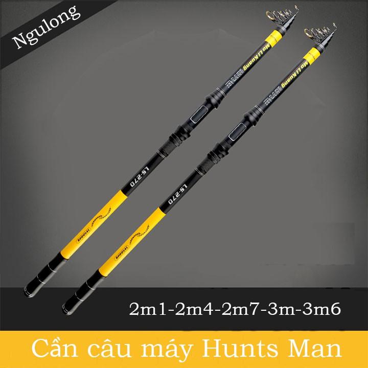 Cần câu máy Hunts man trâu bò nhấc tĩnh 3.5 kg chất liệu Carbon có các chiều dài từ 2m1 đến 3m6 CM3