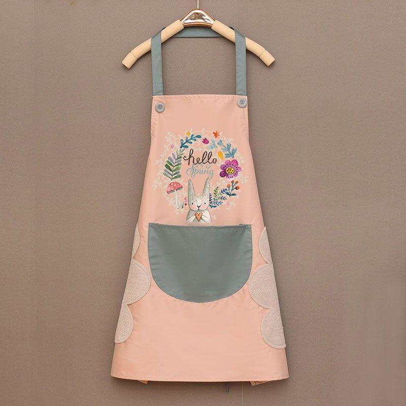 Tạp dề họa tiết thỏ dễ thương hàng dày chuẩn