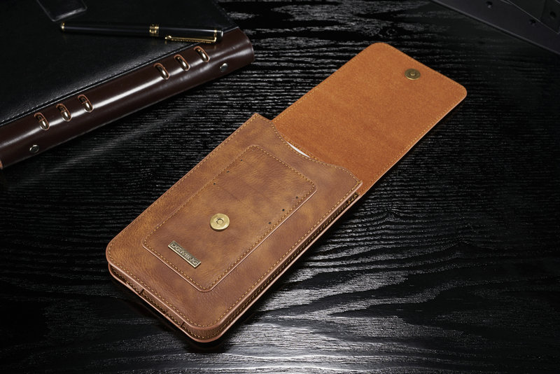 Ví đựng điện thoại DA BÒ cao cấp 2 ngăn lớn 6.5inch đa năng, đựng điện thoại, đeo hông, đựng tiền, đựng thẻ