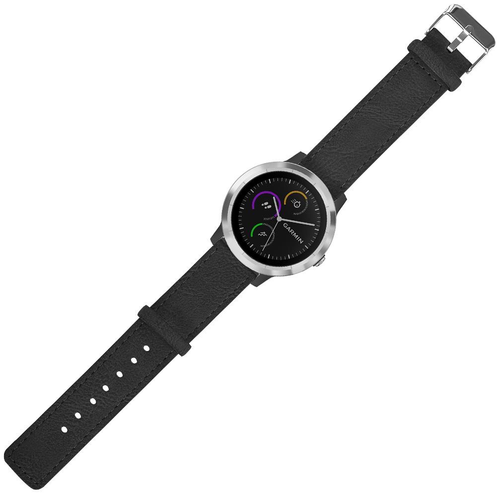 Dây đeo da mềm mại dành cho đồng hồ thông minh Garmin Vivoactive 3