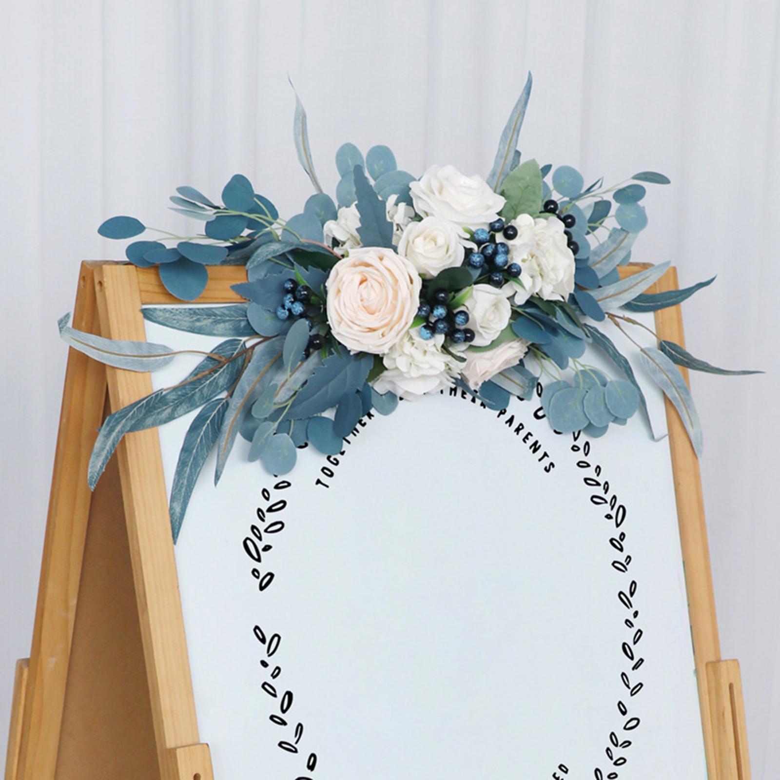 Artificial Wedding Arch Flowers ,Flower Arrangement Floral Swags for DIY Wedding Backdrop