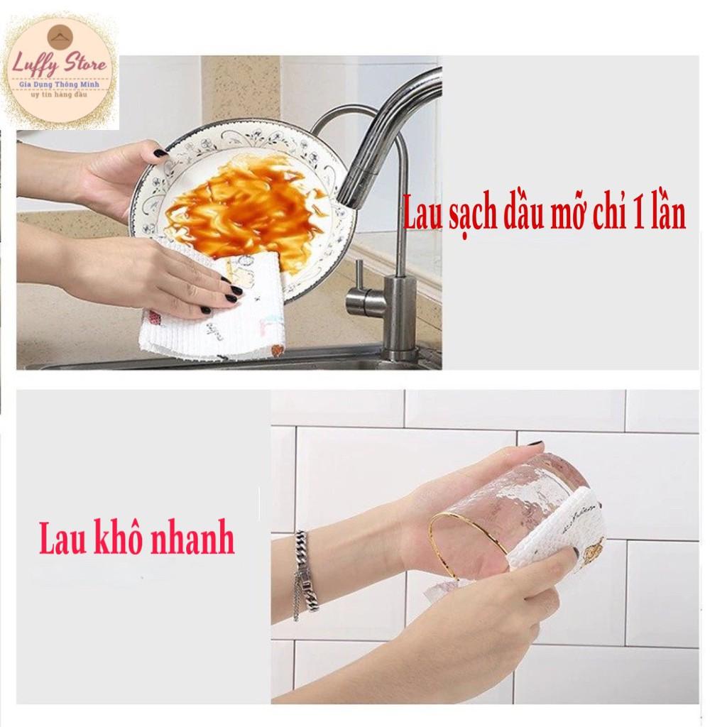 Cuộn khăn lau nhà bếp đa năng ,thấm dầu mỡ có thể tái sử dụng nhiều lần