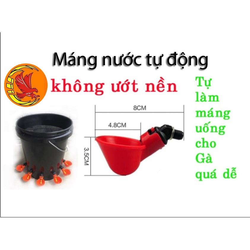 Cốc uống nước tự động cho gà, chim x5 cái