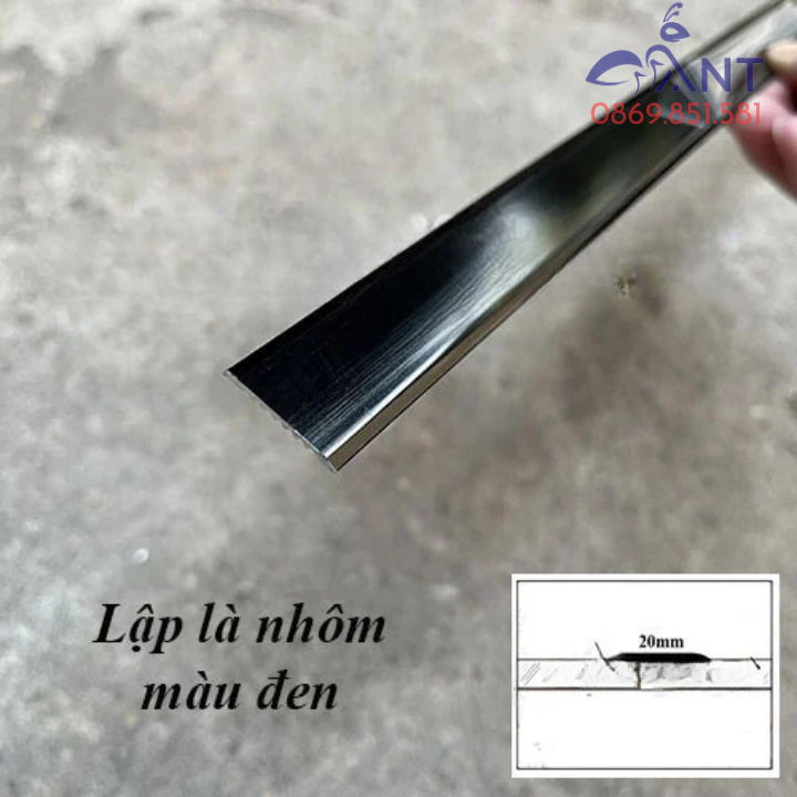 La nhôm 15mm, lập là nhôm trang trí, nẹp nhôm lập là 15mm, nẹp nhôm phẳng uốn cong dán cạnh tủ, chạy viền