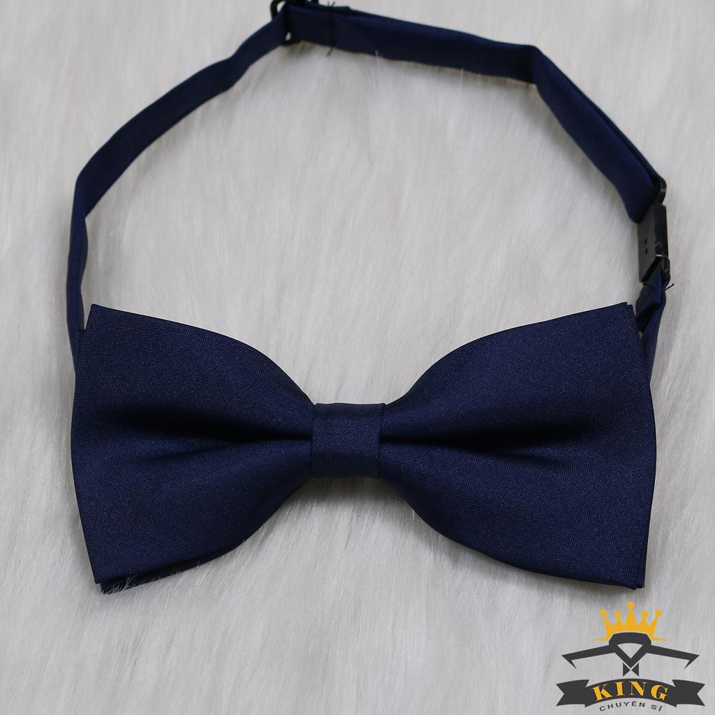 Nơ chú rể cao cấp KING Nơ đeo cổ nam vàng X31