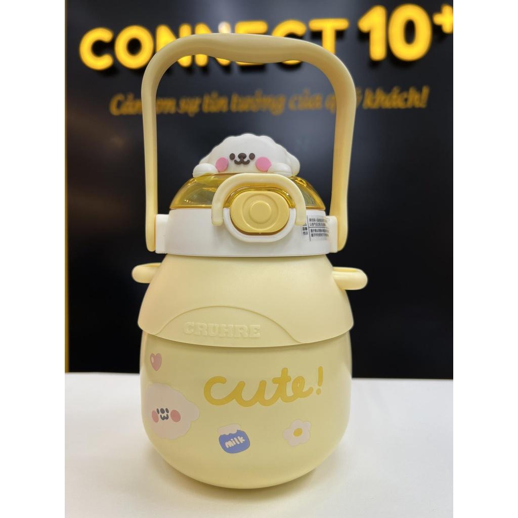 Bình nước gấu CRUHRE cute 780ml