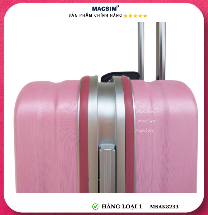 Vali cao cấp Macsim Aksen hàng loại 1 MSAK8233 cỡ 24inch