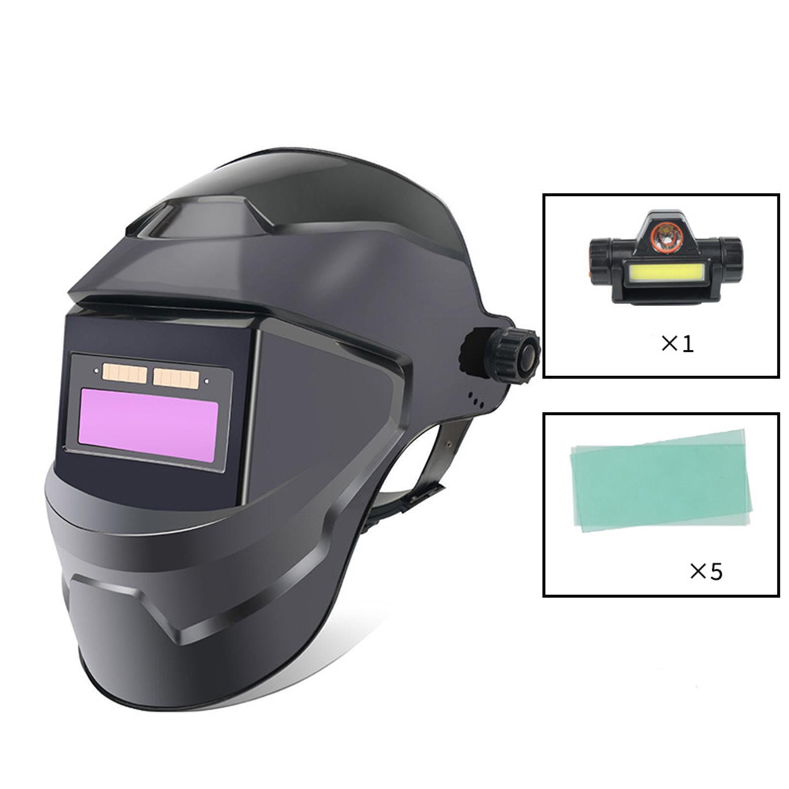 Solar Powered Welding Welder Welding Face Cover Eyes and Face Protection Large View True Protective Gear Welder