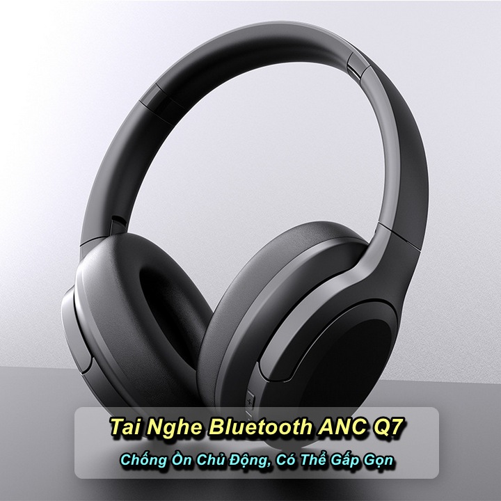 Tai Nghe Bluetooth 5.3 chống ồn Chủ Động ANC Q7-22H Bluetooth Earphone - hàng cao cấp