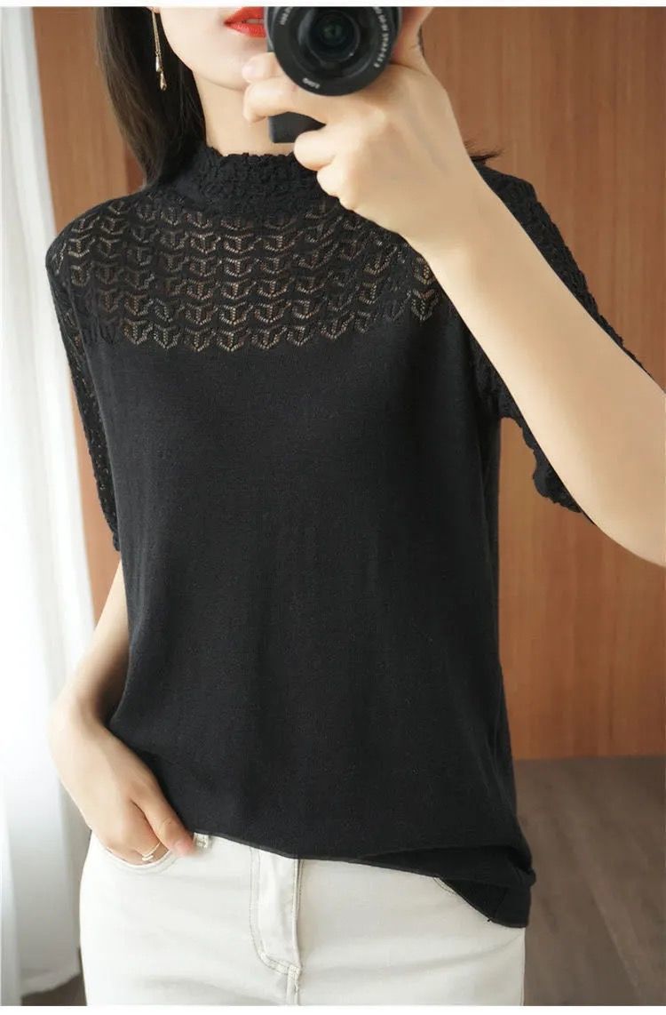 Áo Len Dệt Kim Cotton  Mỏng Thời Trang AL61 - Hàng Quảng Châu Cao Cấp