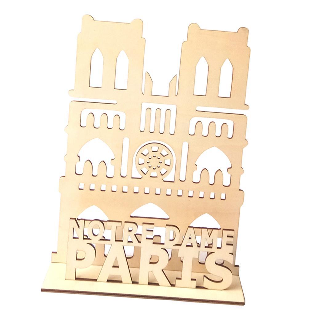 Wooden Decoration Tableware Wooden Crafts Desktop Decor Desktop Ornaments, Notre
