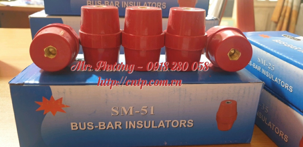 Sứ đỡ cách điện SM 51- đế gối cách điện SM 51 - hộp 10 cái