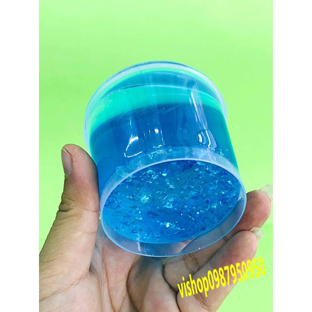 đồ chơi slime hộp to có kim tuyến lấp lánh mã GNF81 Xben