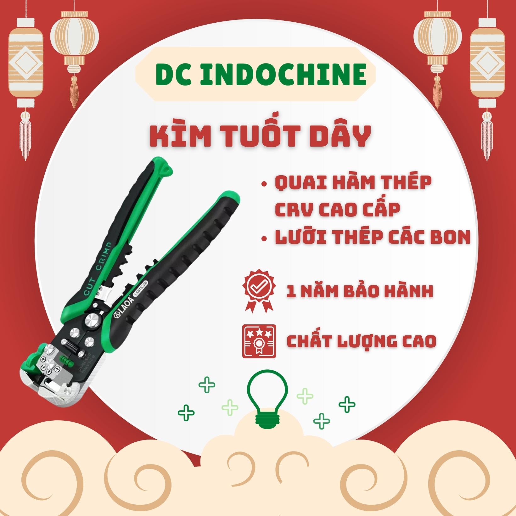 Kìm tuốt dây tự động LAOA chuyên dụng, thép Cr-V chất lượng cao, hàng chính hãng