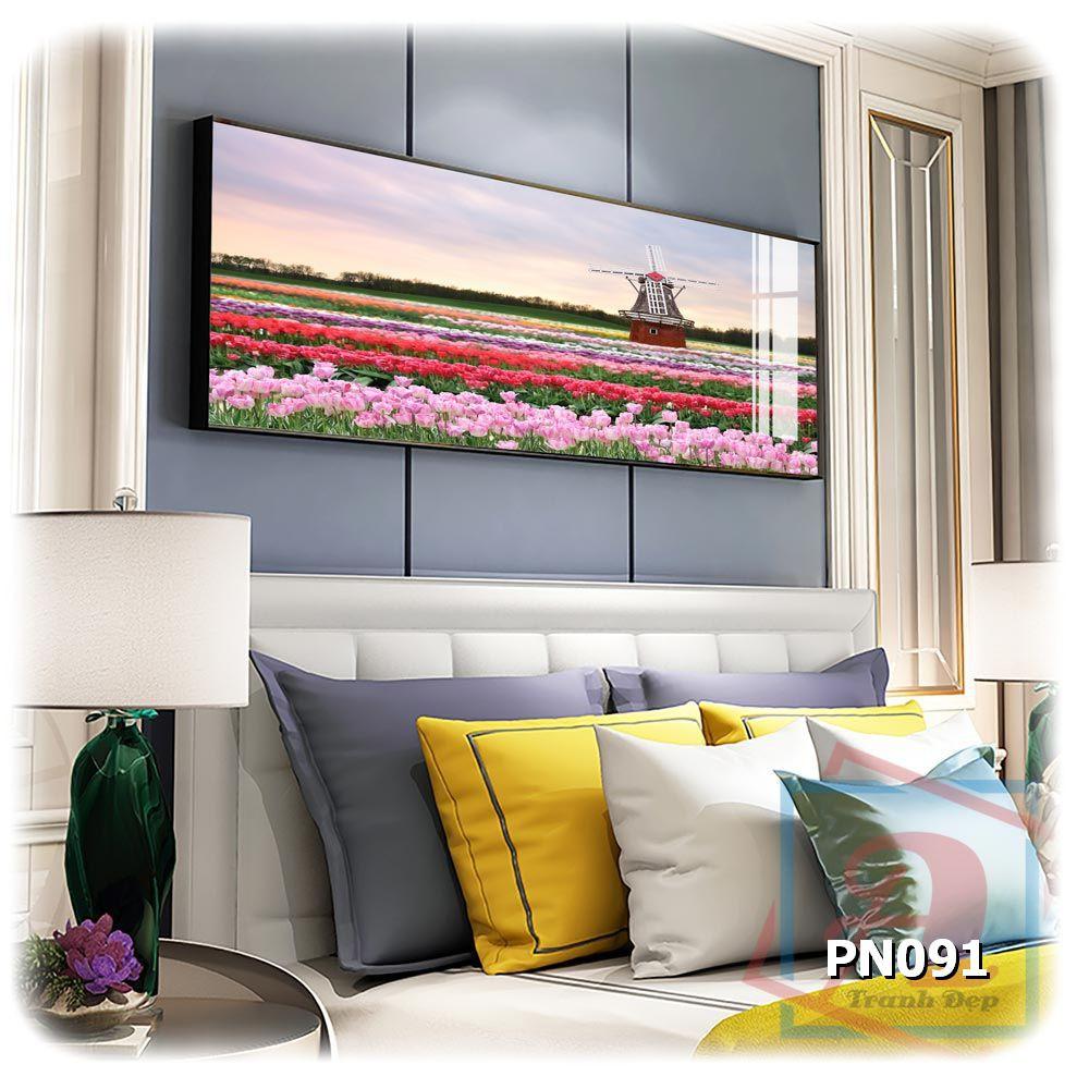 Tranh canvas khổ lớn trang trí phòng ngủ - PN091