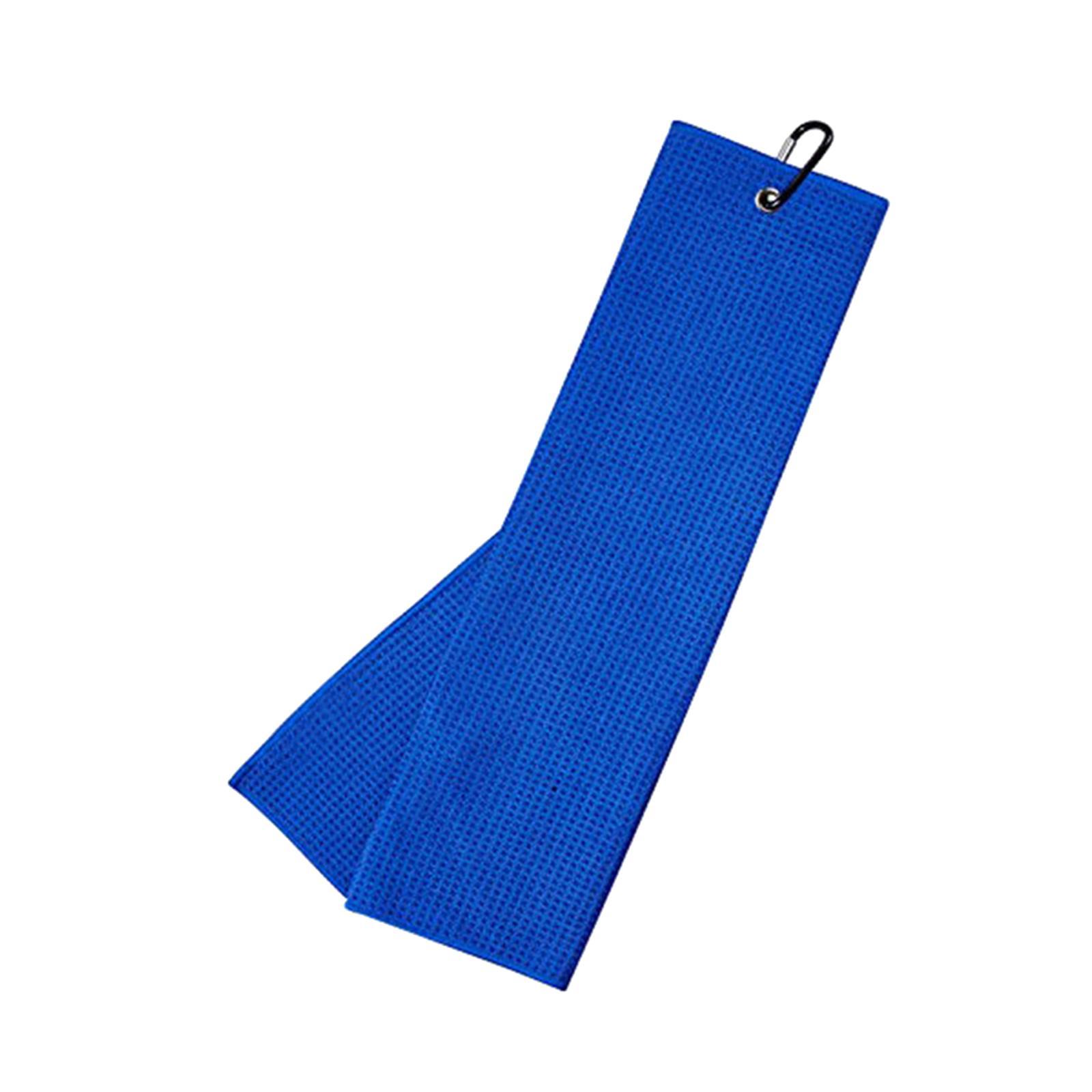 Golf Towel with Clip for Men & Women, Microfiber Waffle Pattern Golf Ball Towel, Super Absorbent and Quick Dry