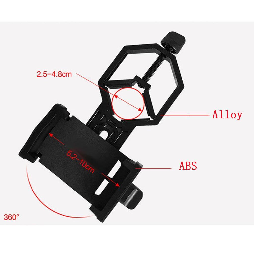 2X Mobile Phone Telescope Mount Adapter Monoculars Binoculars Holder Bracket