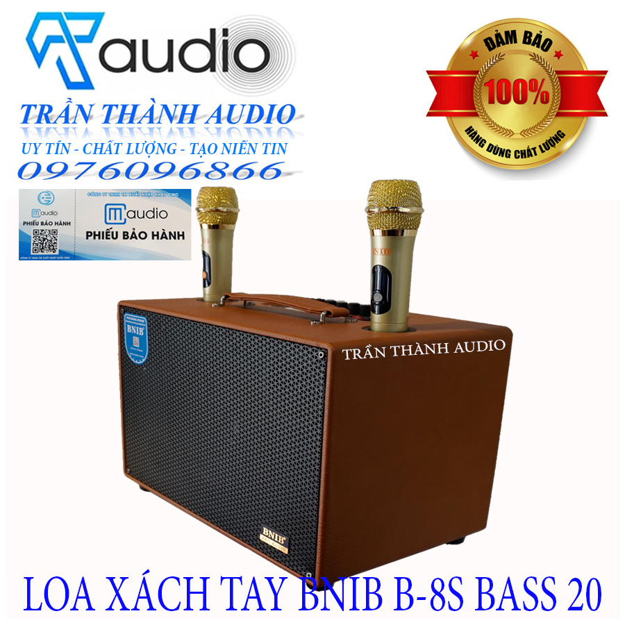Loa Vani Xách Tay CMAUDIO Modeel BNIB B.8S bass 20 hàng chính hãng