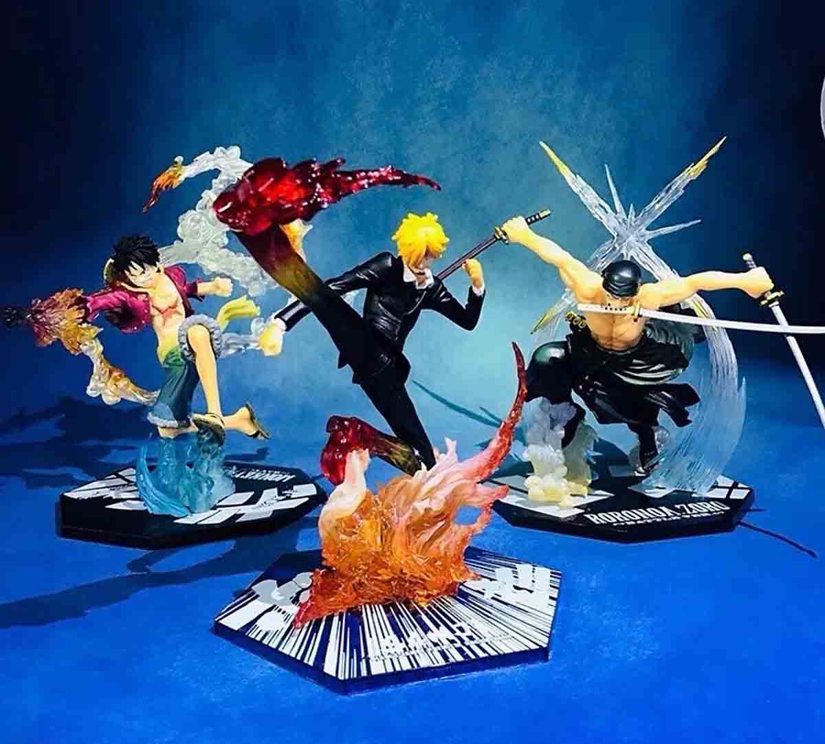 Mô hình One Piece : Bộ 3 Luffy, Zoro, Sanji