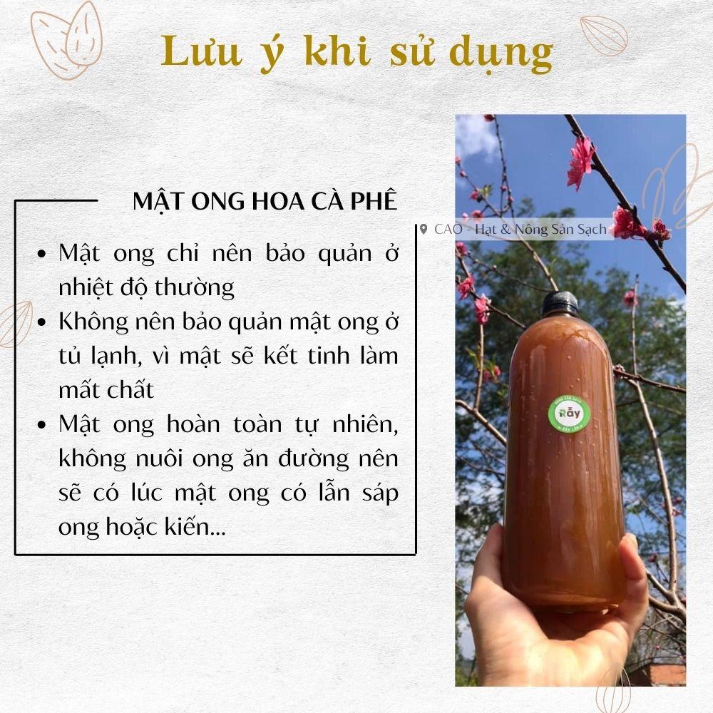 Mật ong hoa cà phê Đaklak CAO FOOD từ mật ong lấy tại vườn nguyên chất nguyên vị 100% tự nhiên