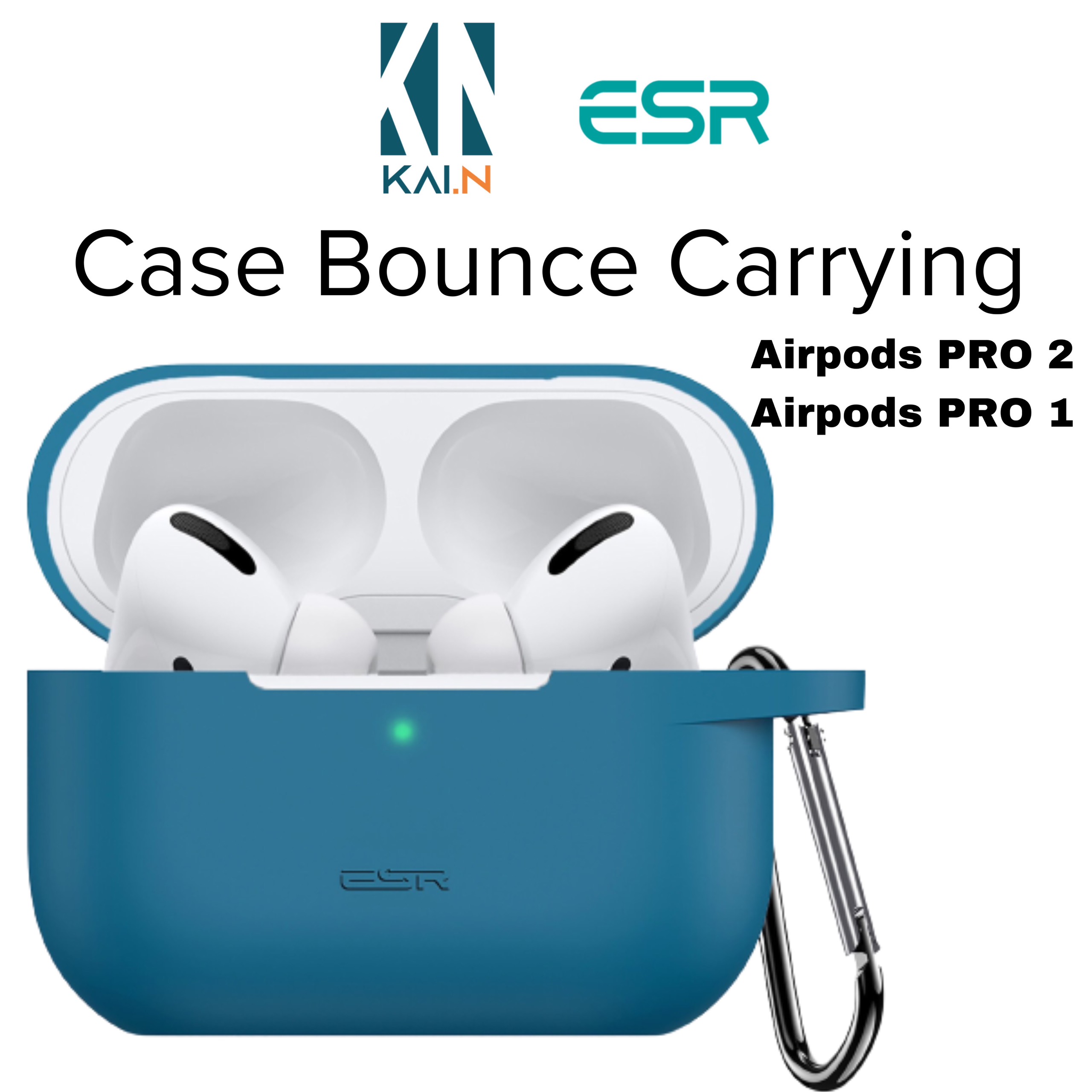 Ốp Case ESR Dành Cho Airpods PRO 2 / AIRPODS PRO, Bounce Carrying - HÀNG CHÍNH HÃNG