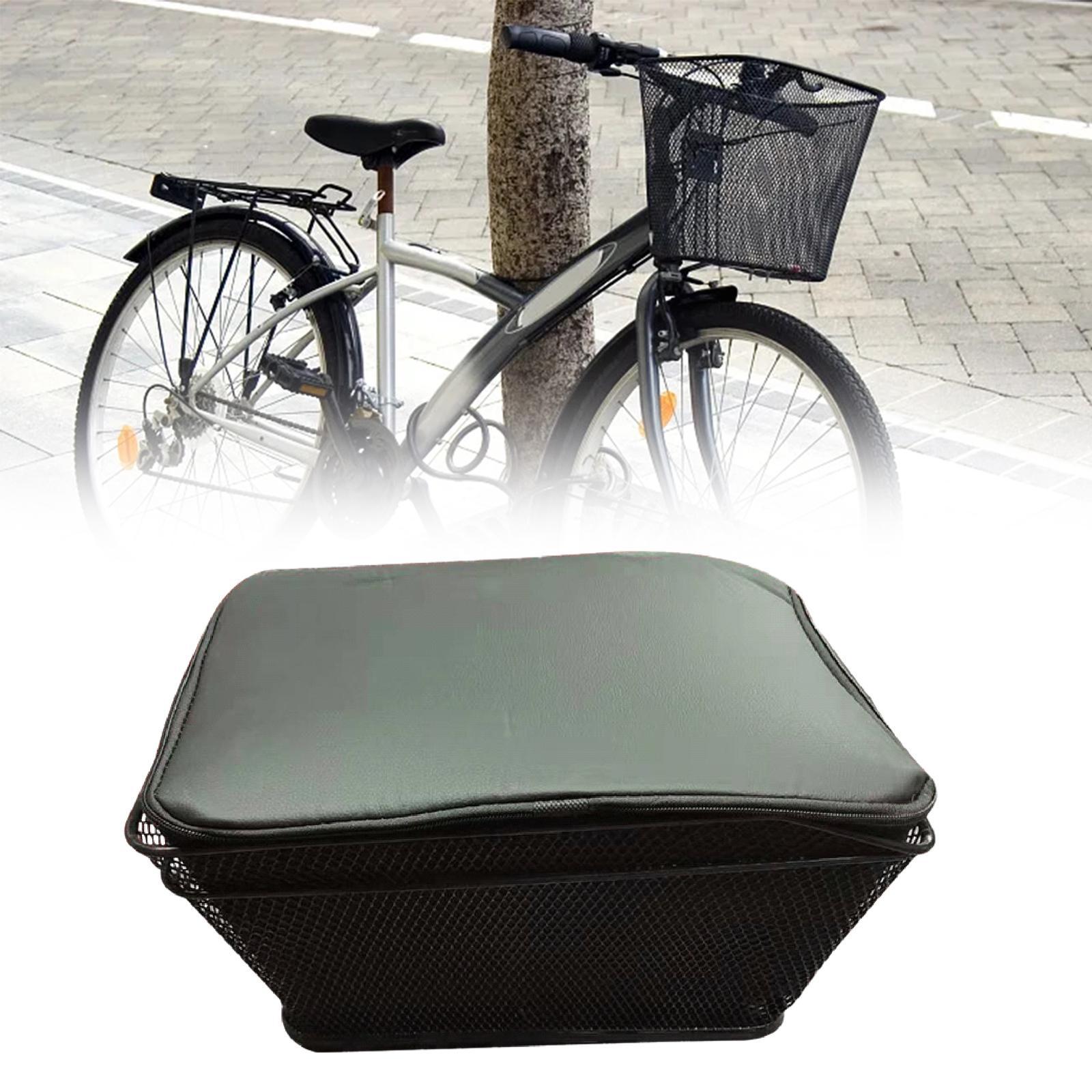 Bike Rear Basket Bike Frame Basket for Electric Bike Sturdy Tool Pet Carrier