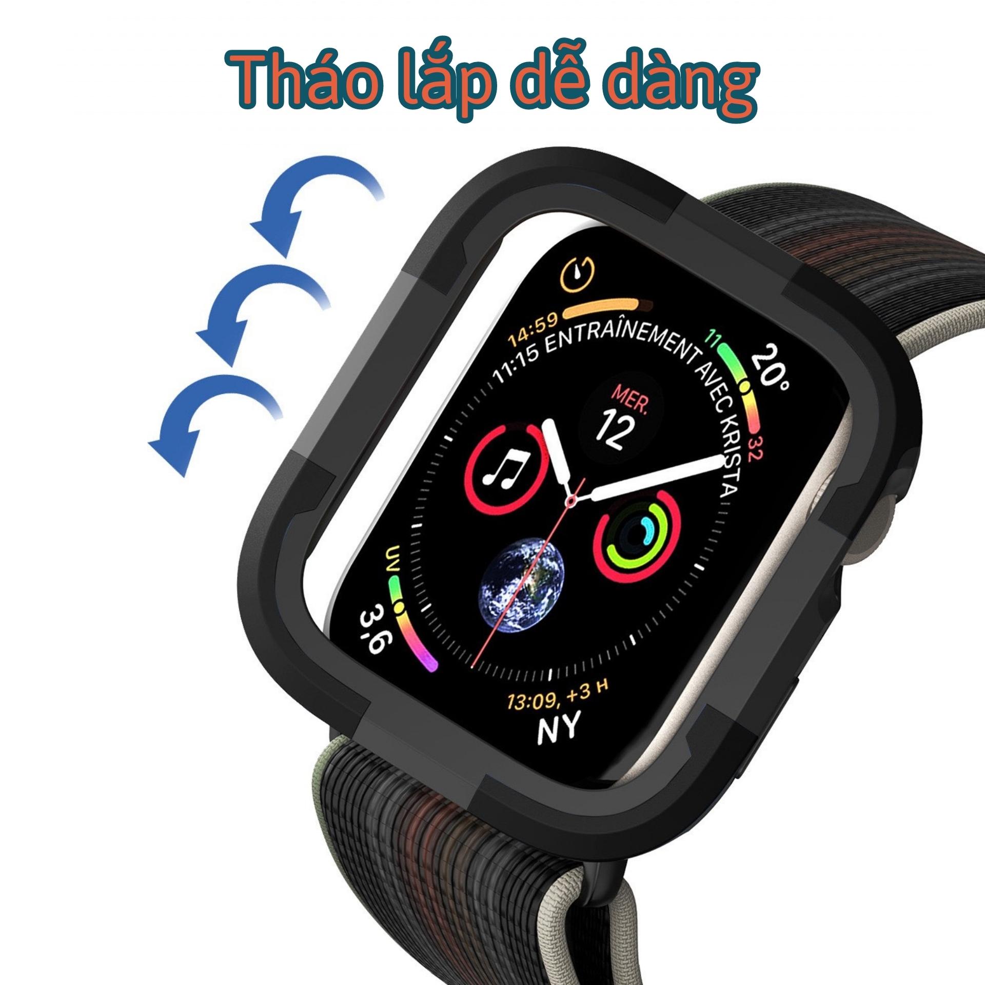 Ốp Case Bảo Vệ Dành Cho Apple Watch Ultra / Apple Watch Series 7 / 8, Kai.N Dual TPUxPC - Hàng Chính Hãng