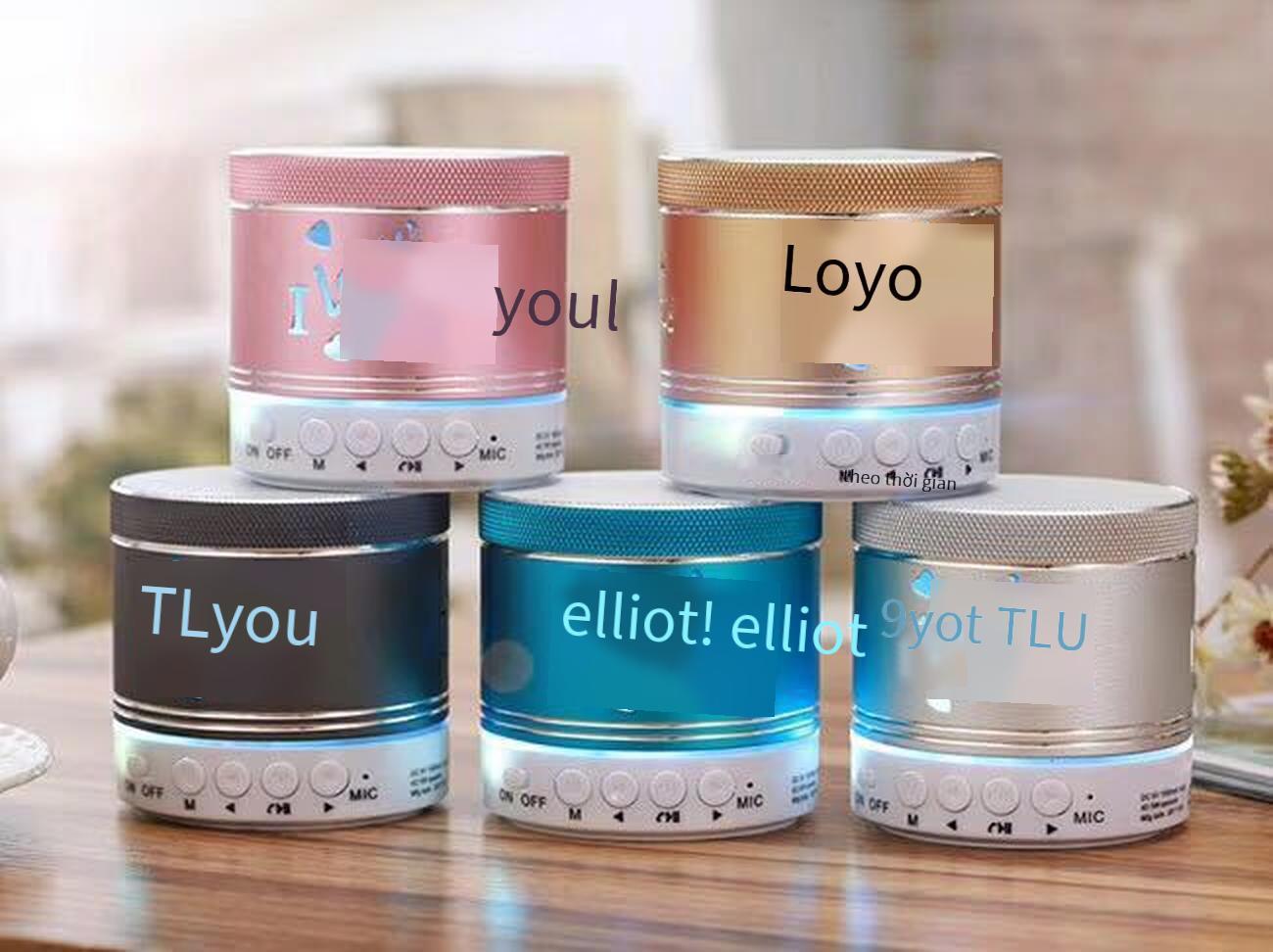 Phong cách mới nhất M10U loa siêu trầm phát sáng loa bluetooth không dây loa bluetooth di động ngoài trời loa thẻ không dây