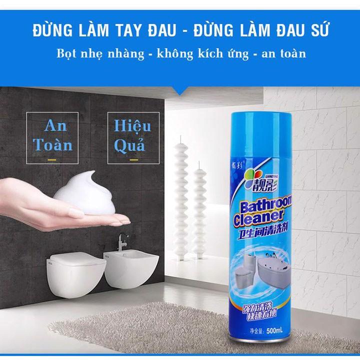 Chai Xịt Tẩy Rửa Vệ Sinh Nhà Tắm Bathroom Cleaner 500ML Siêu Sạch