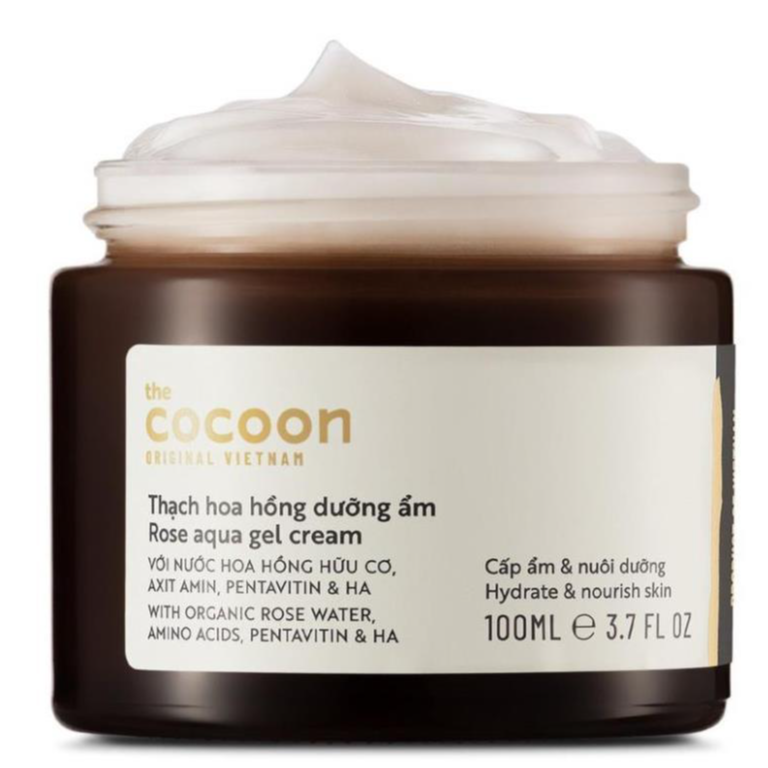 Thạch hoa hồng dưỡng ẩm Cocoon 100ml