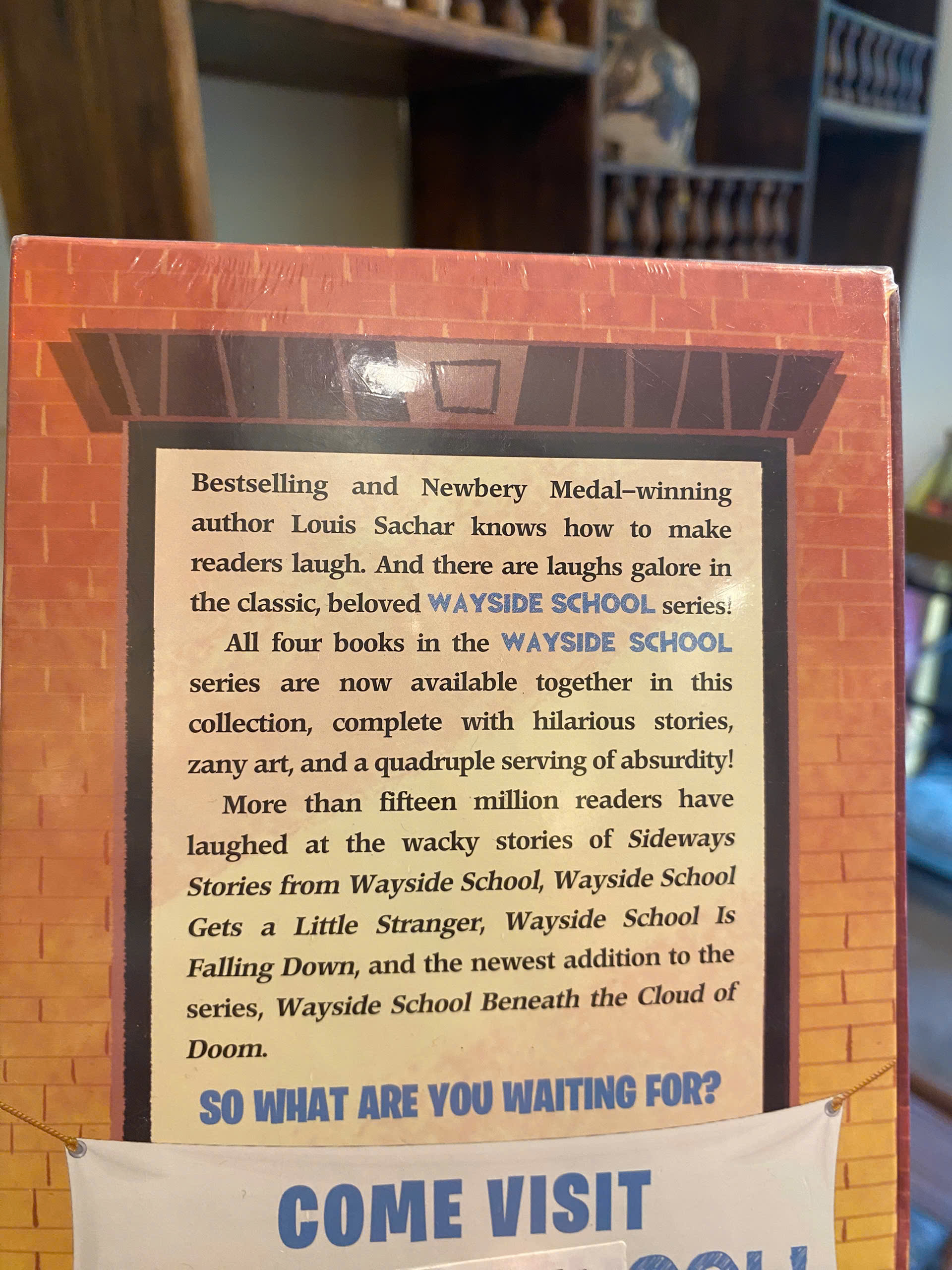 Sách - The Wayside School 4-Book Box Set by Louis Sachar | Children English Book / Ngoại văn