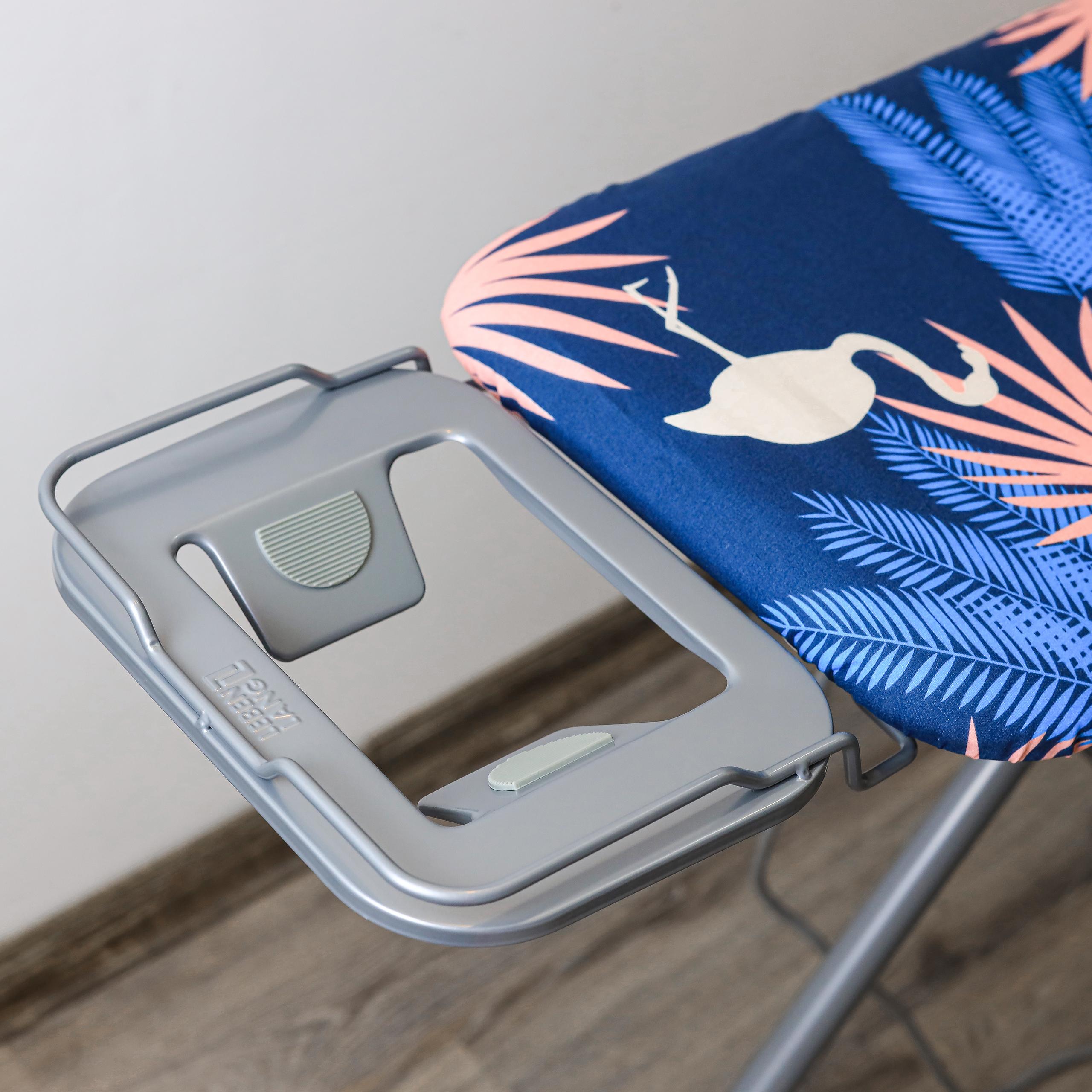 Bàn Để Ủi, Cầu Là Quần Áo Lebenlang Dạng Đứng Với Khung Bằng Thép Tặng Tấm Lót Thay Thế