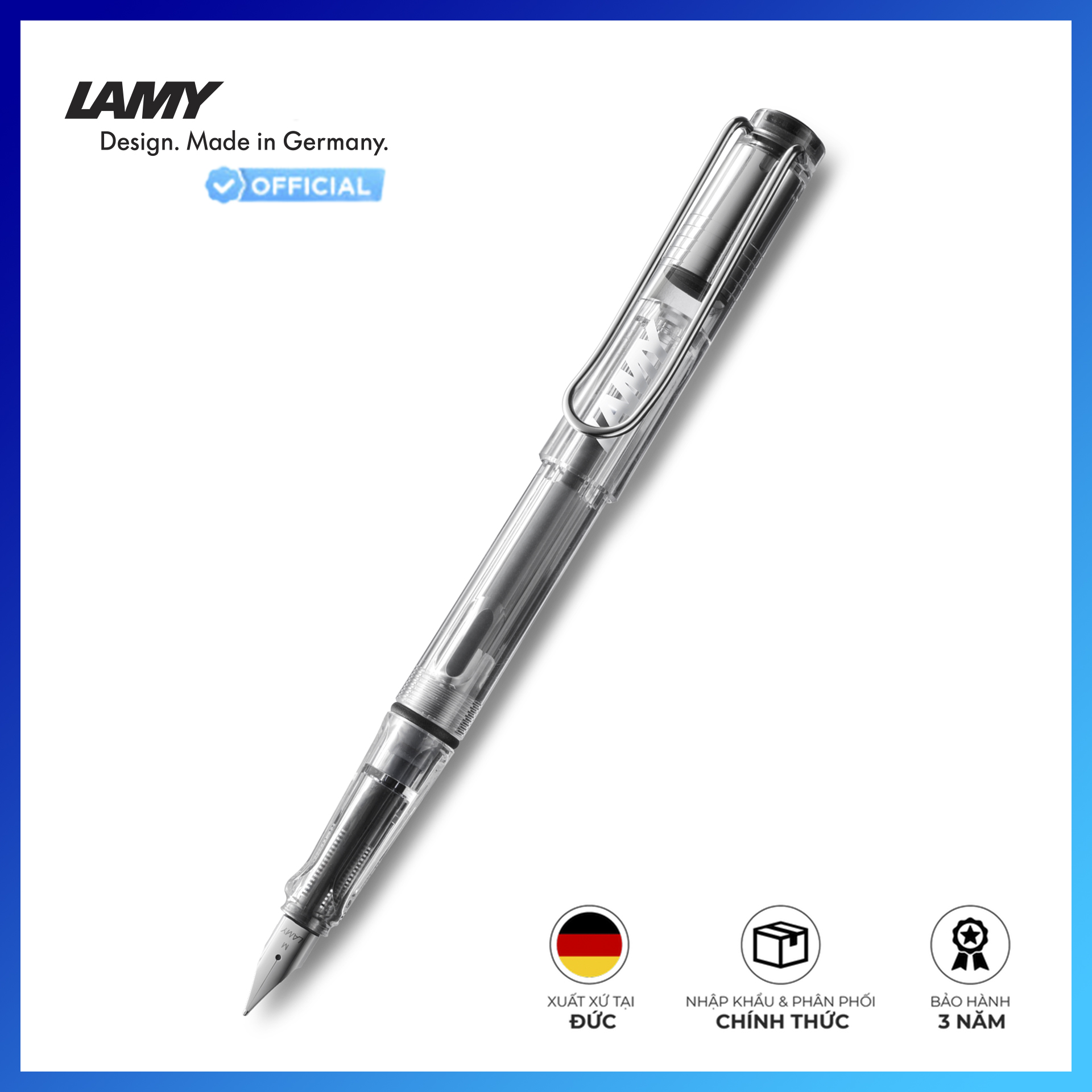 Bút Máy Lamy Vista 012M - Ngòi M - 4000088