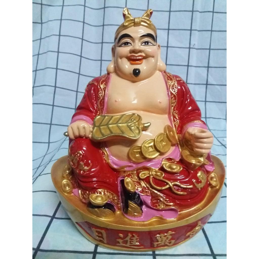 Bộ tượng thờ Ông Địa-Thần Tài đá _cao 20cm