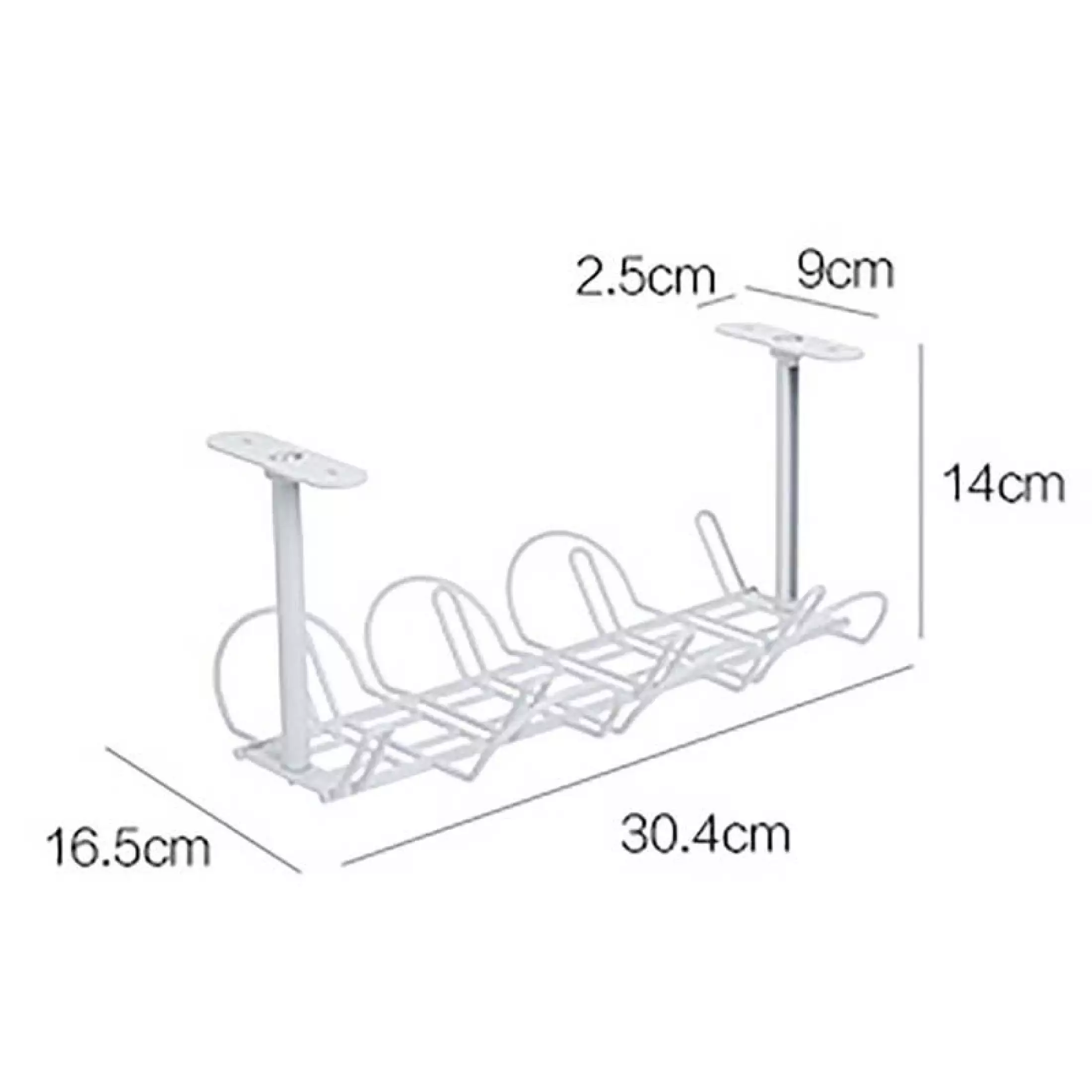 Giá đỡ ổ cắm, dây điện dưới bàn