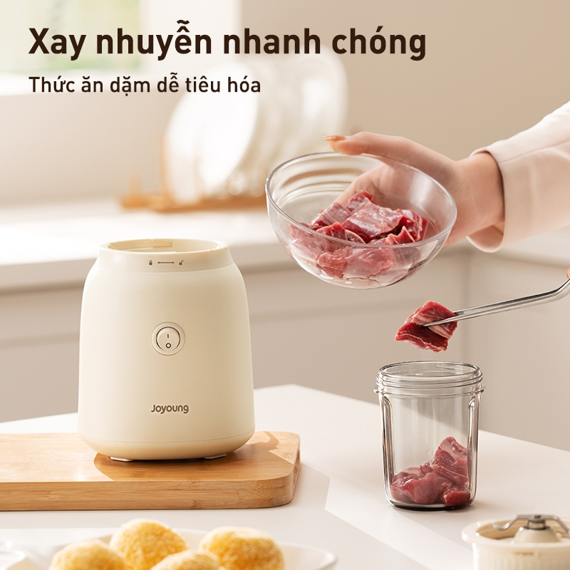 Máy xay sinh tố Joyoung JFB-621 - Dung tích 600ml, Công suất 160W, Kèm 3 cốc xay - Hàng chính hãng