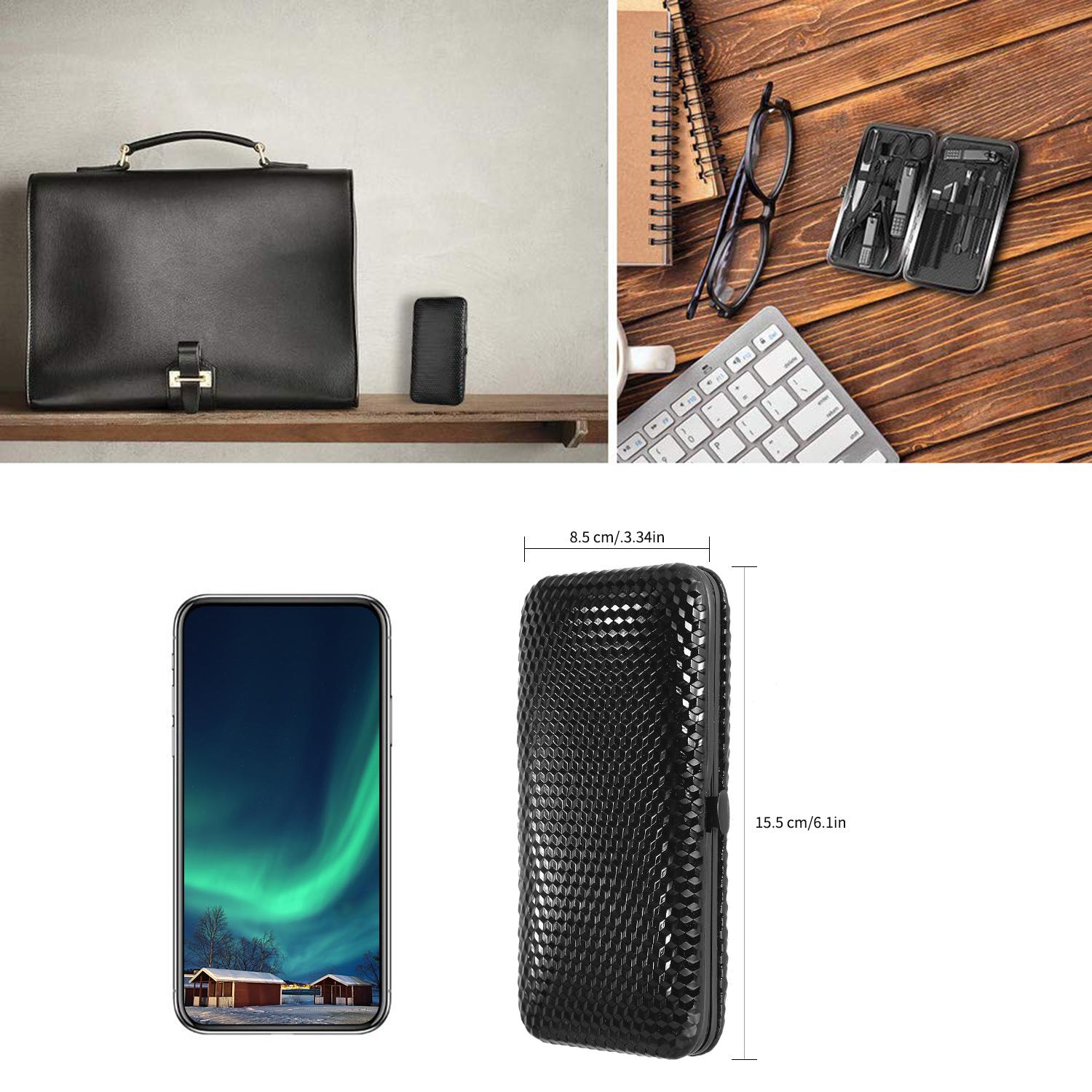 Bộ 12 dụng cụ làm móng tay bằng thép mờ