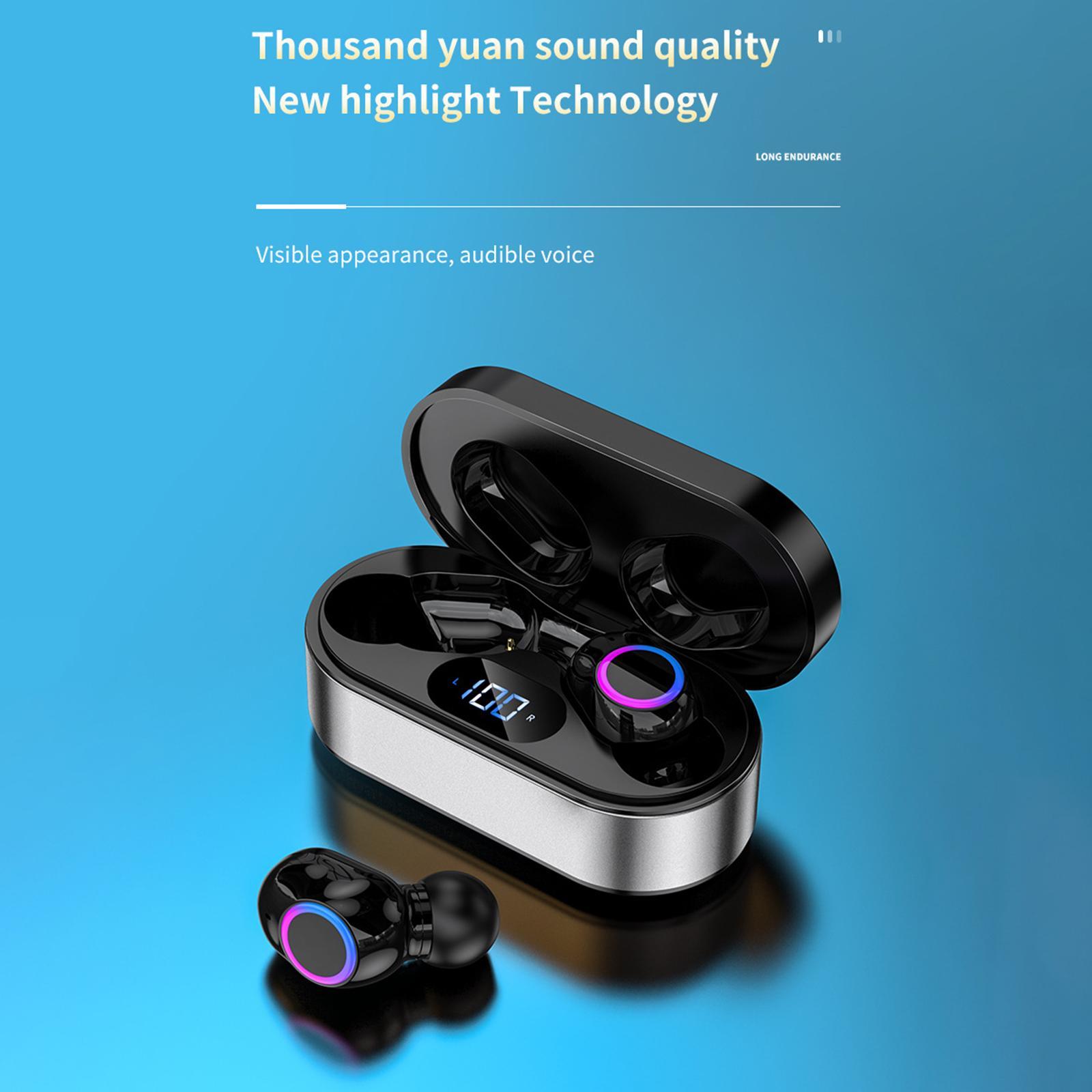 Wireless 5.2 Gaming Noise Cancelling Deep Bass Black