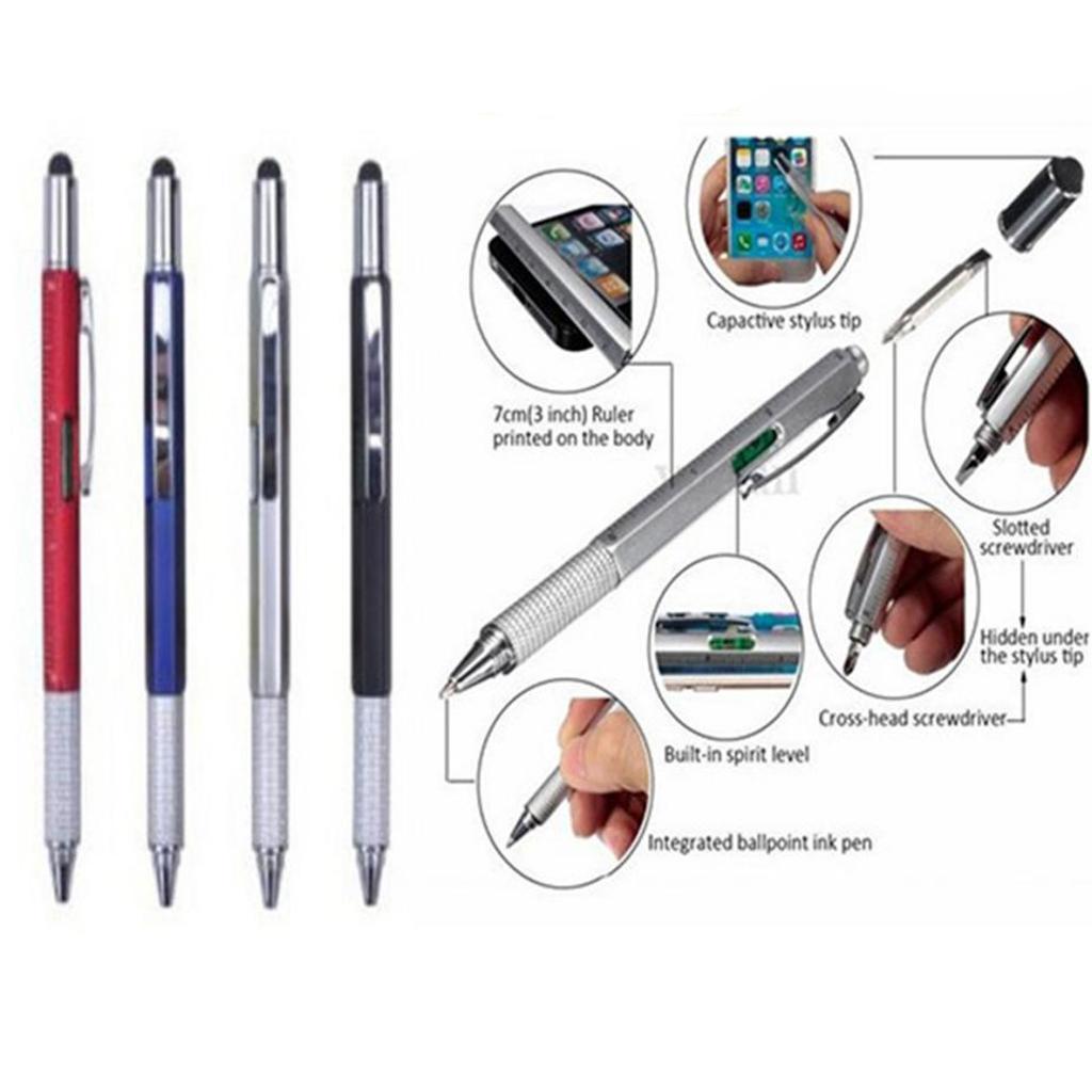 Capacitive Stylus Pen Touch Screen Pen for Samsung Apple Phone Black+Red